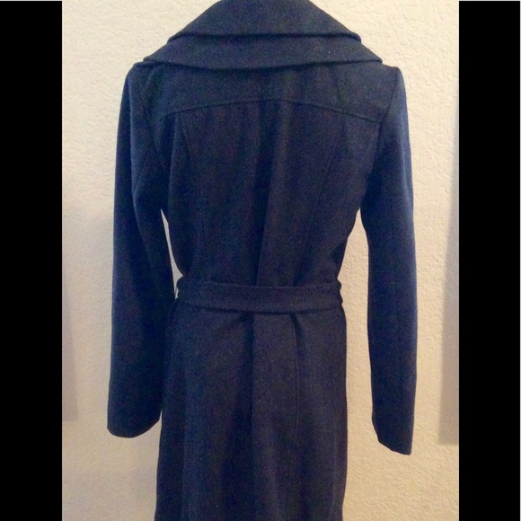 Tata Jolie Ruffle Front Wool Blend Coat - Medium - Picture 4 of 6